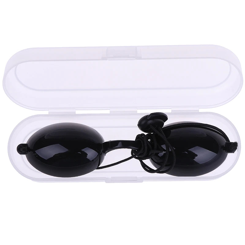 IPL Laser Safety Goggles OD4 Eye Protection Eyepatch Laser Safety Goggles Richie's Black