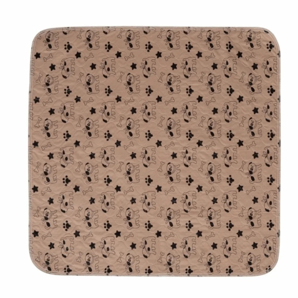 Washable Reusable Puppy Pee Pad | Anti-Slip Dog Training Mat Dog Training Pad Richie's Dark Brown-M-70X80CM XS（old）