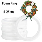 White Polystyrene Foam Ring DIY Wreath – Christmas & Wedding Craft Foam Ring Richie's