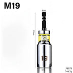 15° Impact Socket Set 8–19mm | 1/4" Hex Shank Nut Driver Impact Socket Set Richie's M19