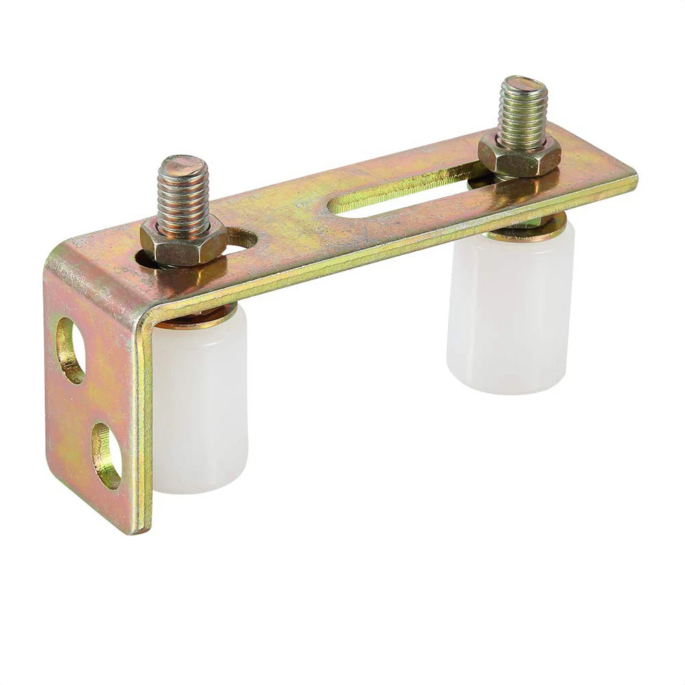 Slide Gate Guide Roller L Bracket Adjustable Dual Nylon Rollers Gate Guide Roller Richie's