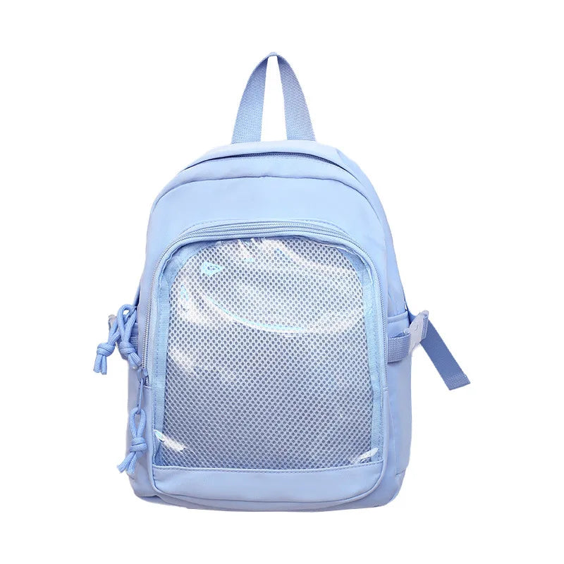 Japanese Y2K Ita Backpack – Cute Harajuku Preppy Schoolbag Ita Backpack Richie's S-24x15x31cm-blue