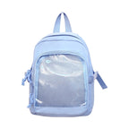 Japanese Y2K Ita Backpack – Cute Harajuku Preppy Schoolbag Ita Backpack Richie's S-24x15x31cm-blue