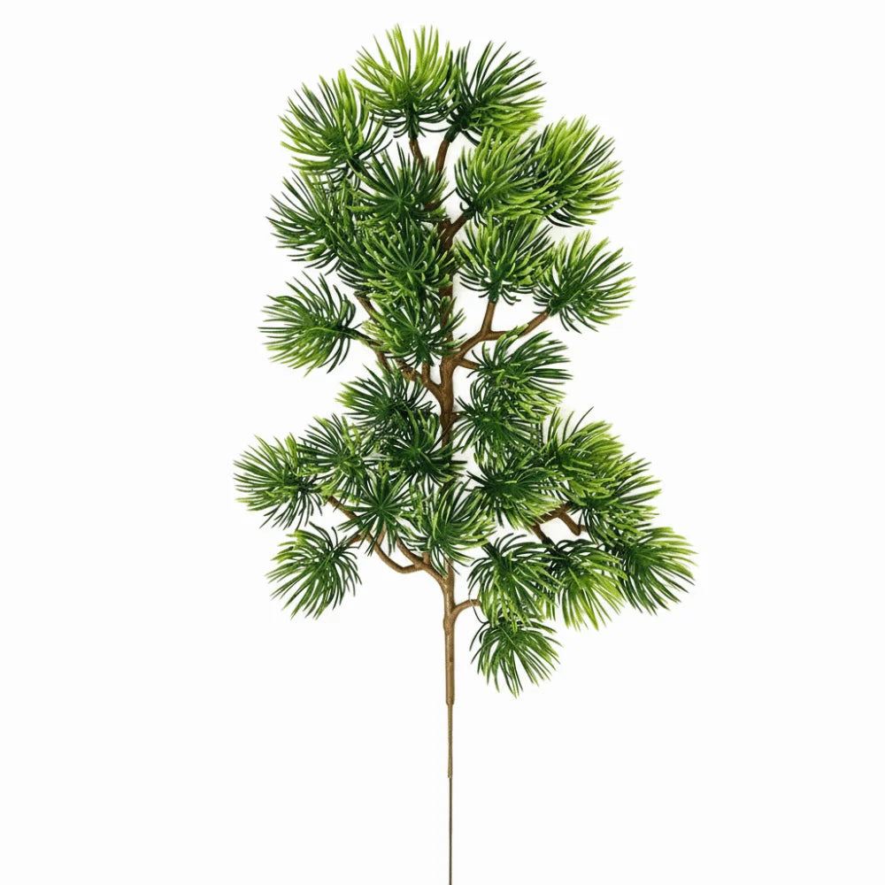 Artificial Pine Branch Handmade Realistic Green Home Decor Artificial Plant Branch Richie's Style-9