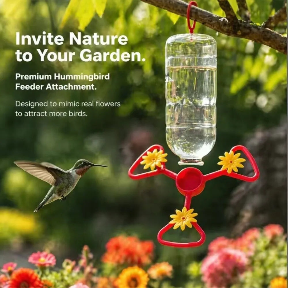 3-Port Hanging Hummingbird Feeder – Bee Resistant, Tool-Free Hummingbird Feeder Richie's