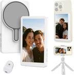 Wireless Bluetooth Selfie Mirror Screen – Magnetic Vlog Display Selfie Monitor Screen Richie's