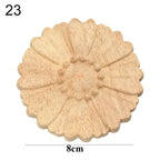 Floral Wood Carved Appliques – Decorative Furniture Corner Accents Wood Carved Applique Richie's 23