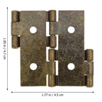 10Pcs Double Acting Iron Cabinet Door Hinges – Rust Proof Cabinet Door Hinges Richie's Green