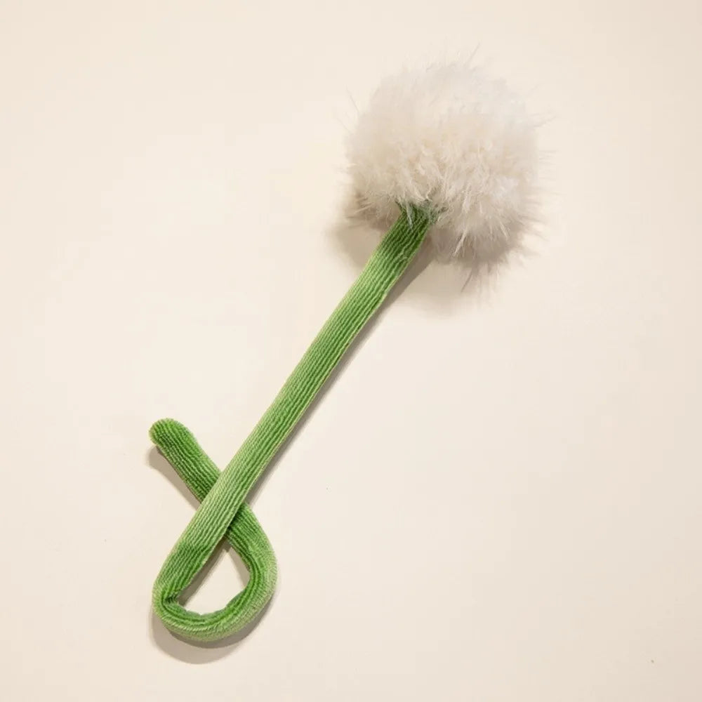 Handmade Felt Flower Bendable Wire Stem Artificial Bouquet