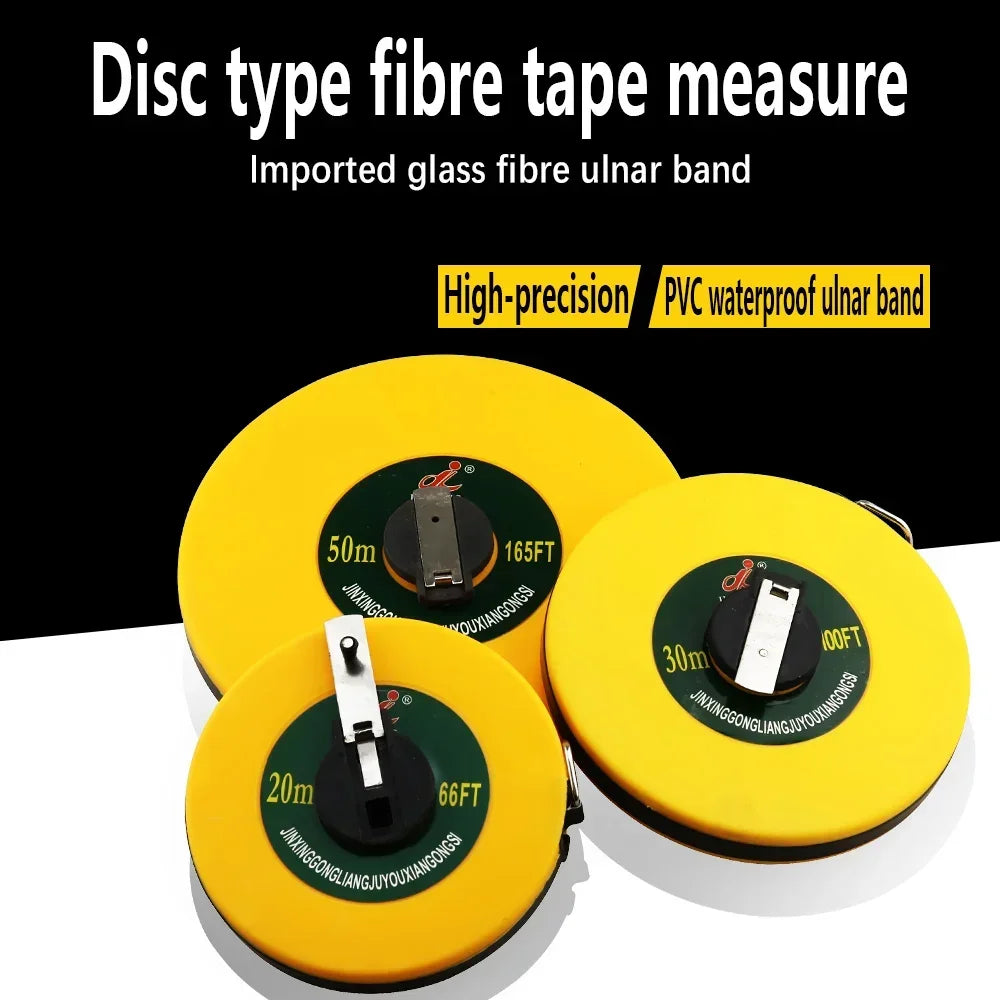 20m Fiberglass Tape Measure – Long Survey Measuring Tape Fiberglass Tape Measure Richie's
