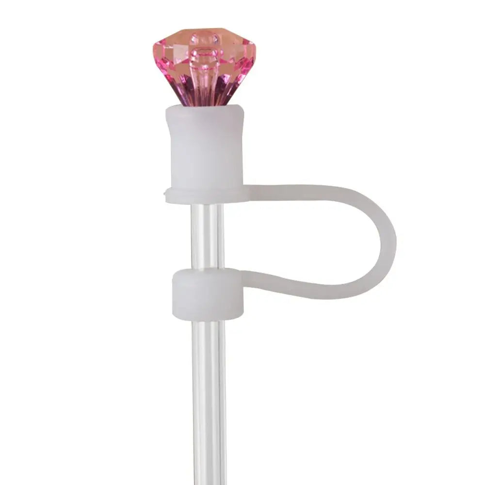 Silicone Straw Plug Diamond Shape Dust Cap | 10 Colors Straw Dust Cap Richie's Color 1