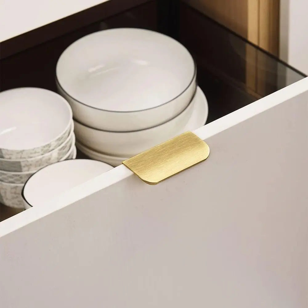 Aluminum Concealed Edge Finger Pull Hidden Bar Drawer Pulls Cabinet Drawer Pull Richie's