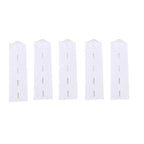5-Pack Jeans Waist Extender Buckles – Adjustable Elastic Waist Extender Buckles Richie's white