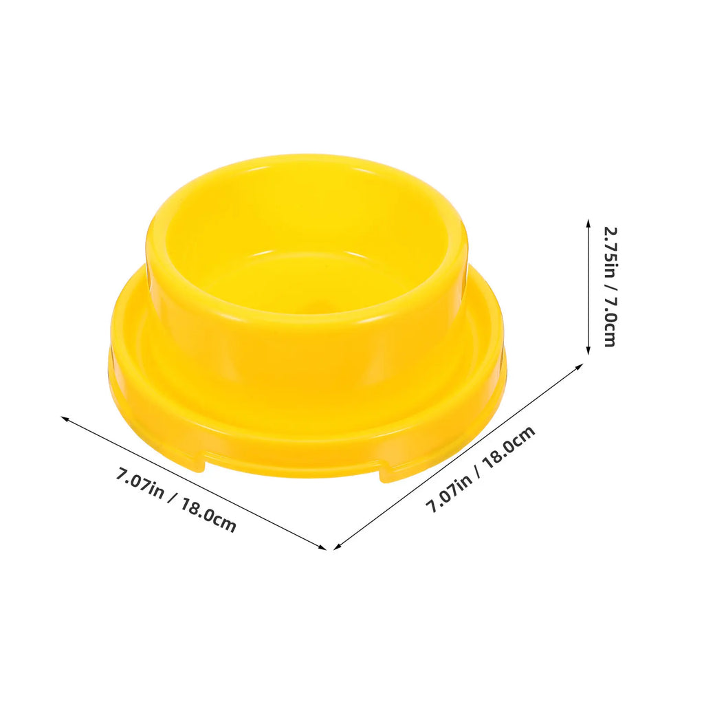 Anti-Ant Elevated Pet Food Bowl – Small Dogs & Cats Elevated Pet Bowl Richie's Yellow