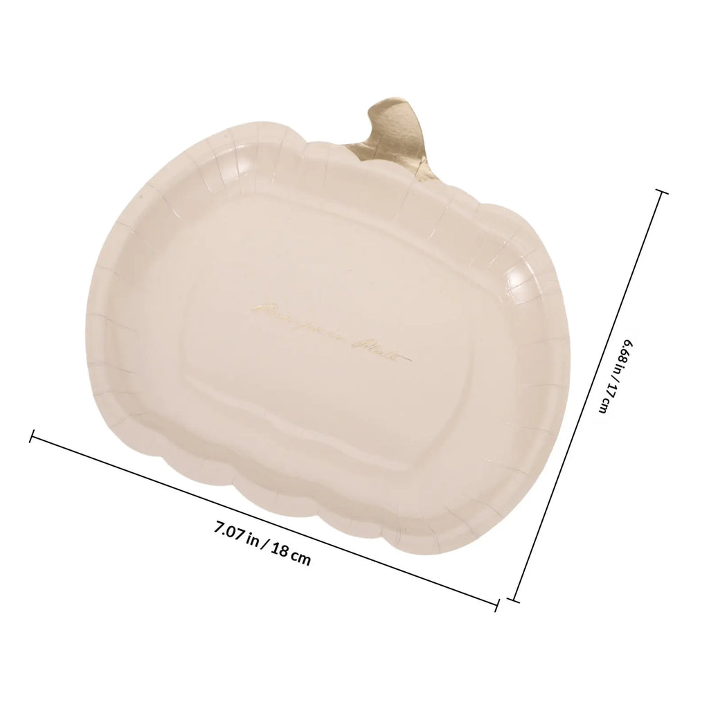 10Pcs Halloween Pumpkin Paper Plates – Fall Party Tableware Disposable Party Plates Richie's