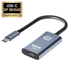 USB-C to DisplayPort 1.4 Adapter | 8K@60Hz, 4K@144Hz HDR Display Adapter Cable Richie's USBC DP 8K