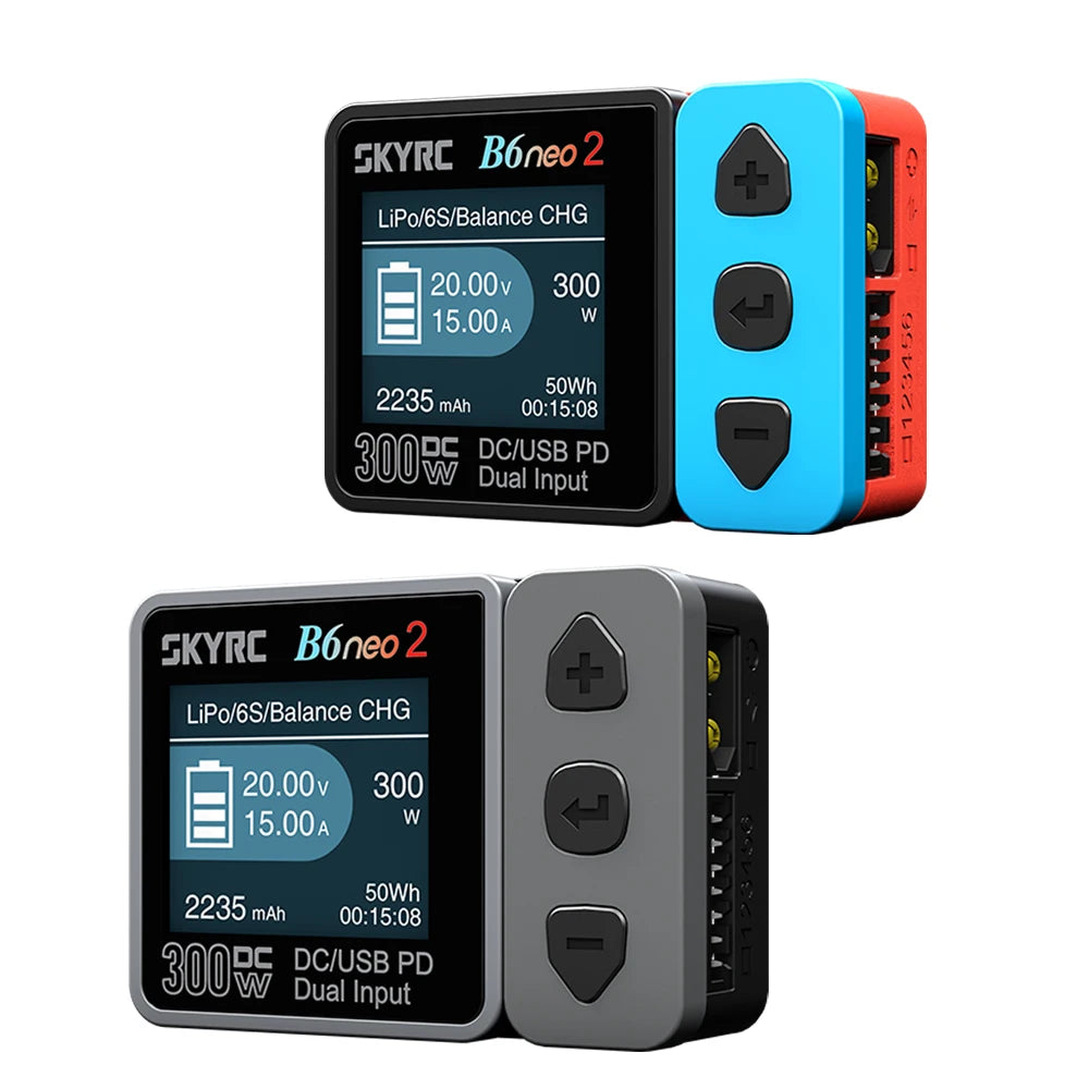 SkyRC B6neo 2 300W 15A Smart LiPo Balance Charger DC/PD RC Battery Charger Richie's