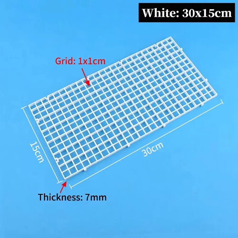 Plastic Isolation Grid Board 30x30cm Aquarium Divider Tray Aquarium Grid Divider Richie's