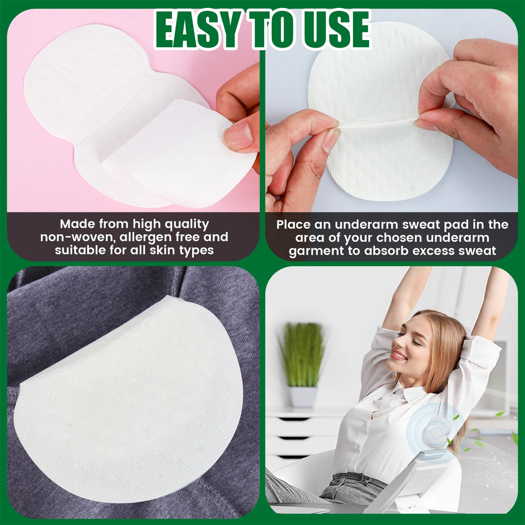Disposable Underarm Sweat Pads – Breathable & Ultra-Thin Underarm Sweat Pads Richie's