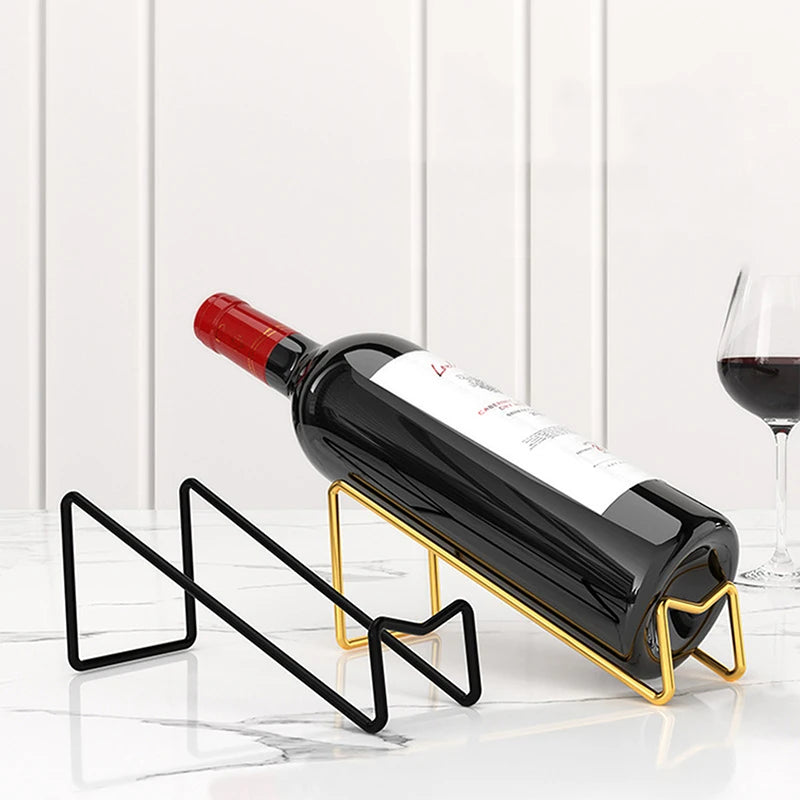 Iron Countertop Wine Rack – Bottle Display & Storage Holder Wine Bottle Rack Richie's
