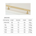 Solid Brass Cabinet Handles Vertical Fluting Drawer Pulls Cabinet Drawer Pulls Richie's