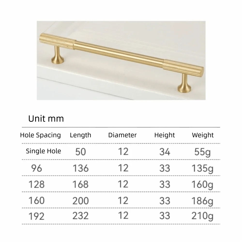Solid Brass Cabinet Handles Vertical Fluting Drawer Pulls Cabinet Drawer Pulls Richie's