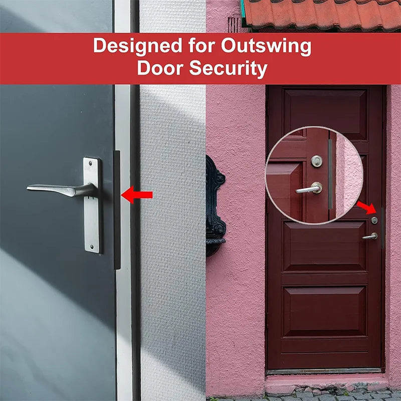 Door Latch Guard Plate – Outswing Door Security Shield Door Security Guard Richie's
