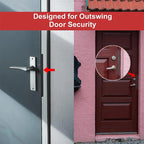 Door Latch Guard Plate – Outswing Door Security Shield Door Security Guard Richie's