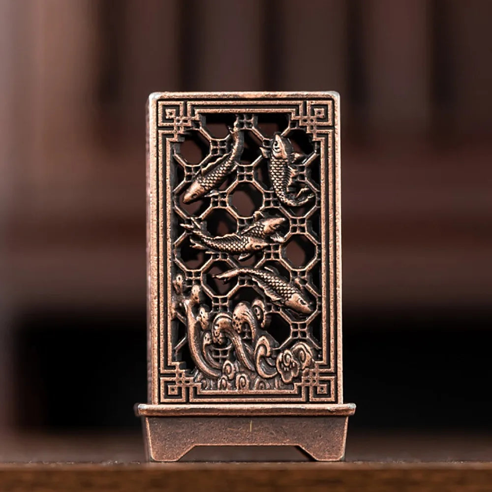 Chinese Style Zinc Alloy Incense Burner – Vertical Holder Incense Burner Richie's 6