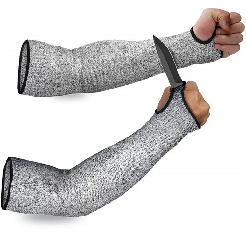Level 5 HPPE Cut Resistant Fingerless Arm Sleeve | Work Protection Cut Resistant Arm Sleeve Richie's