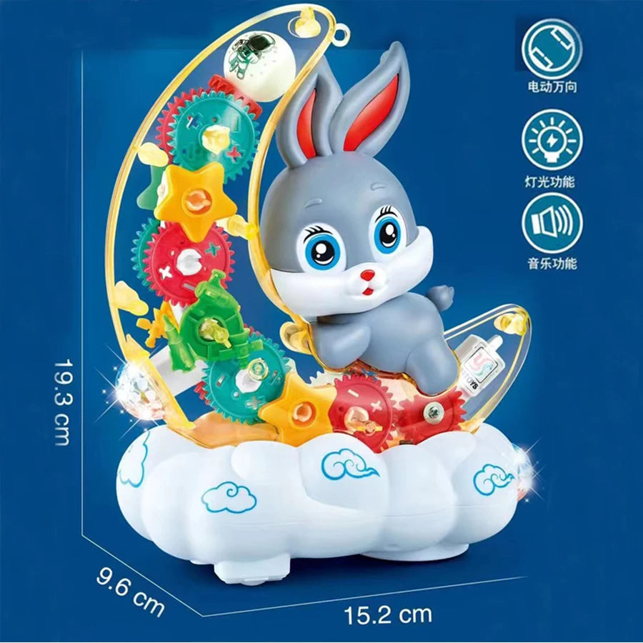 Kids Electric Bunny Toy Car – Lights, Music & Moving Gears Electric Toy Car Richie's