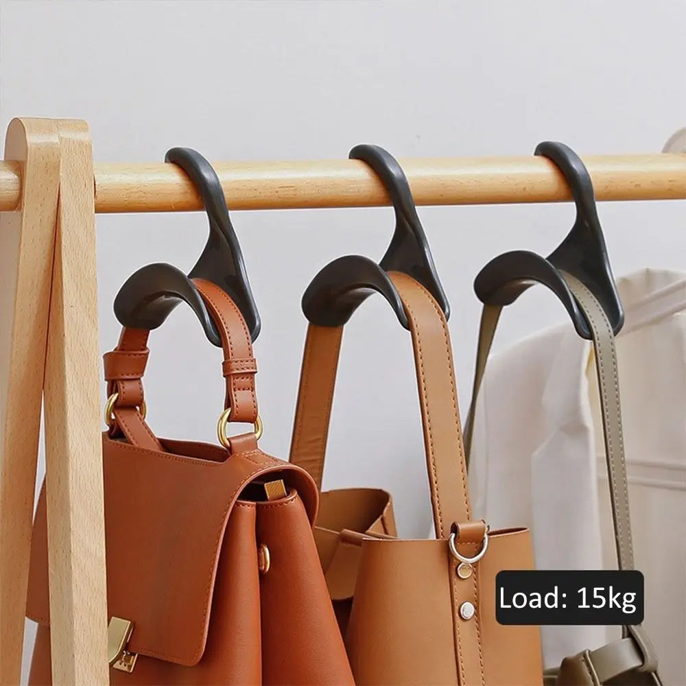 Plastic Handbag Hanger Hook – Closet Rod Storage Organizer Closet Hanger Hook Richie's