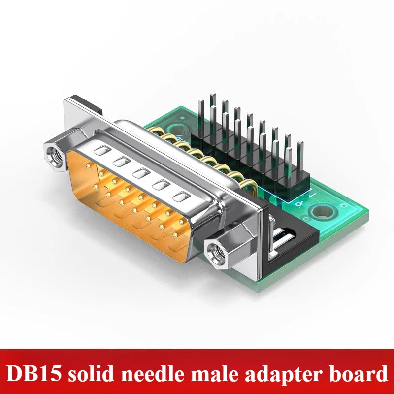 DB9 DB15 DB25 DB37 RS232 to DuPont 2.54mm Terminal Adapter Board Circuit Board Adapter Richie's DB15 male