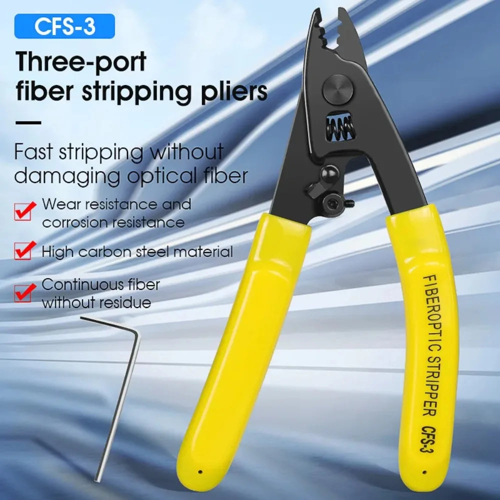 TOTNEND CFS-2/CFS-3 Fiber Optic Stripper Pliers | FTTH Tool Fiber Optic Stripper Richie's