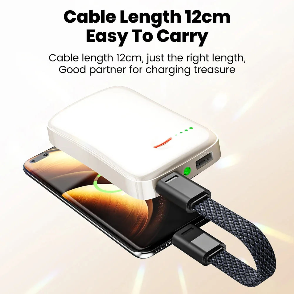 FUCHU USB-C to USB-C Keychain Fast Charge Cable 6A USB-C Charging Cable Richie's