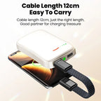 FUCHU USB-C to USB-C Keychain Fast Charge Cable 6A USB-C Charging Cable Richie's