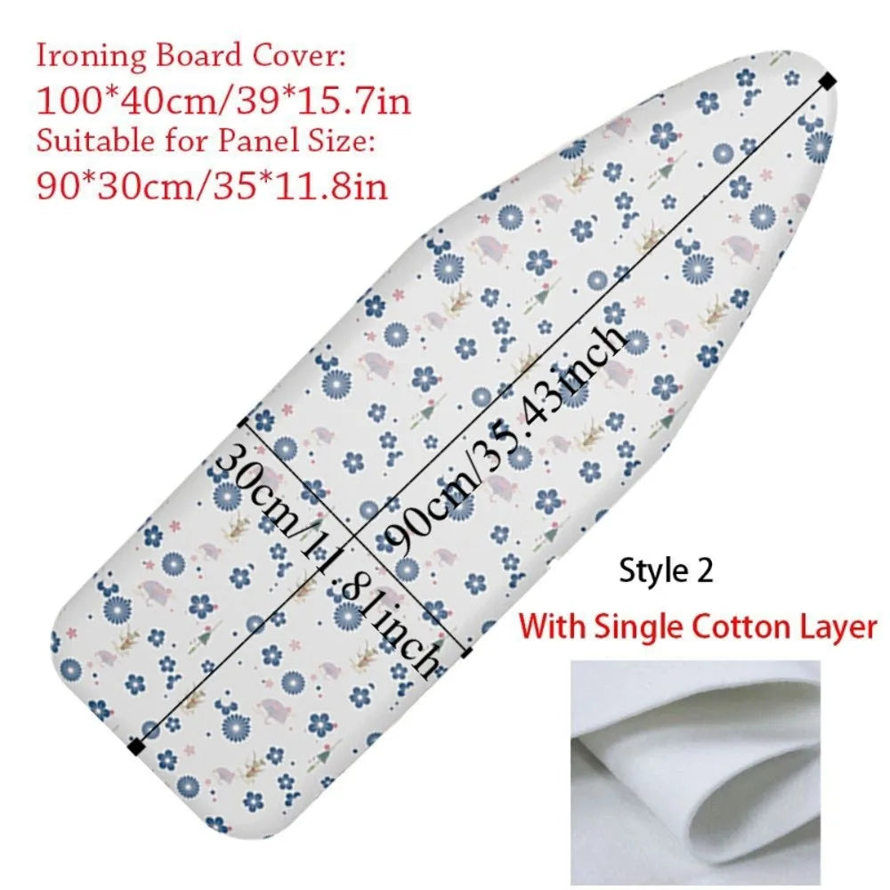 Thickened Ironing Board Cover – Heat Resistant Padded Cloth Ironing Board Cover Richie's Style 2 -90x30cm