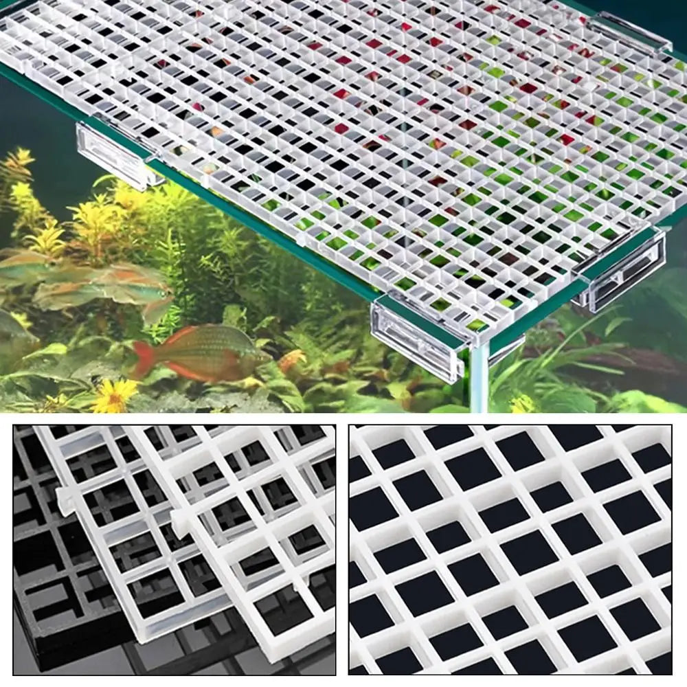 Fish Tank Isolation Plate – Spliceable Hollow Bottom Filter Aquarium Filter Plate Richie's