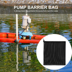 2-Pack Reusable Pond Pump Filter Mesh Bag with Drawstring Pond Pump Filter Bag Richie's