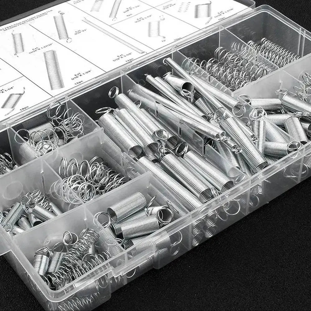 200PCS Stainless Steel Spring Assortment – 20 Sizes Compression Spring Assortment Kit Richie's