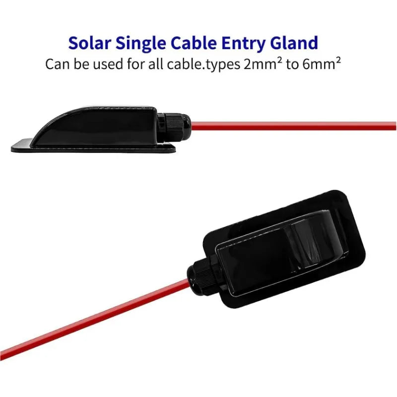 Solar Cable Entry Gland Box for RV Caravan Yacht Motorhome Solar Cable Gland Box Richie's