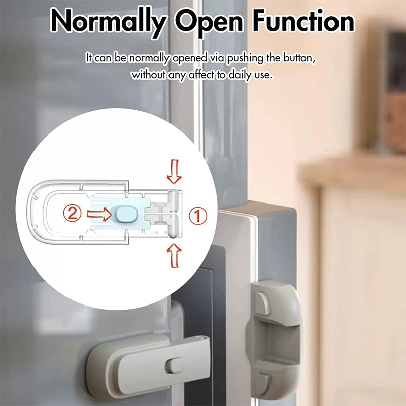 Child Proof Fridge Lock – Universal Refrigerator Door Lock Refrigerator Door Lock Richie's