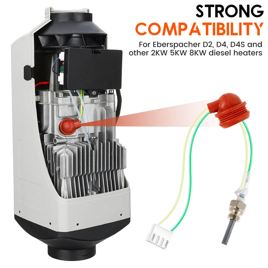 9PCS Glow Plug Repair Kit 12V 2-8KW Parking Diesel Heater Diesel Heater Repair Kit Richie's