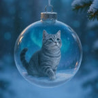 Cat Christmas Ball Ornament Acrylic Bauble DIY Pendant Christmas Ornament Richie's Style 9