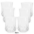 6-Piece Retro Plastic Shot Glasses 90ml Diamond Textured Cups Plastic Shot Glasses Richie's A2