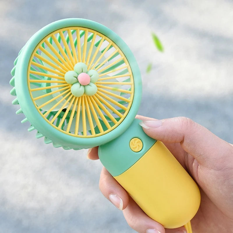 Mini USB Rechargeable Portable Handheld Fan | Travel Office Portable Handheld Fan Richie's