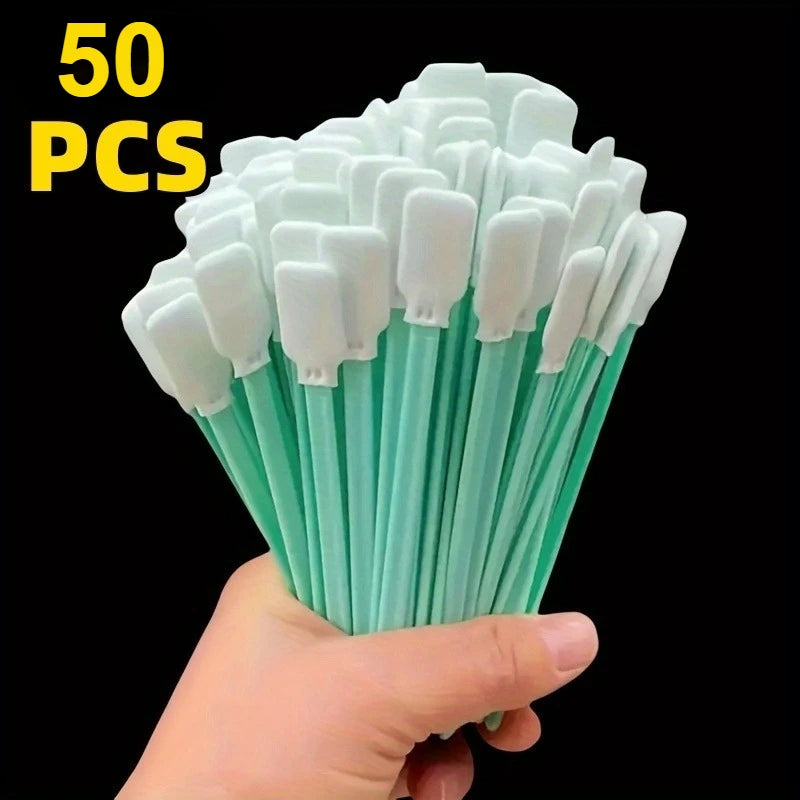 50pcs Dust-Free Precision Cleaning Brushes for Printers & Cameras Precision Cleaning Brushes Richie's
