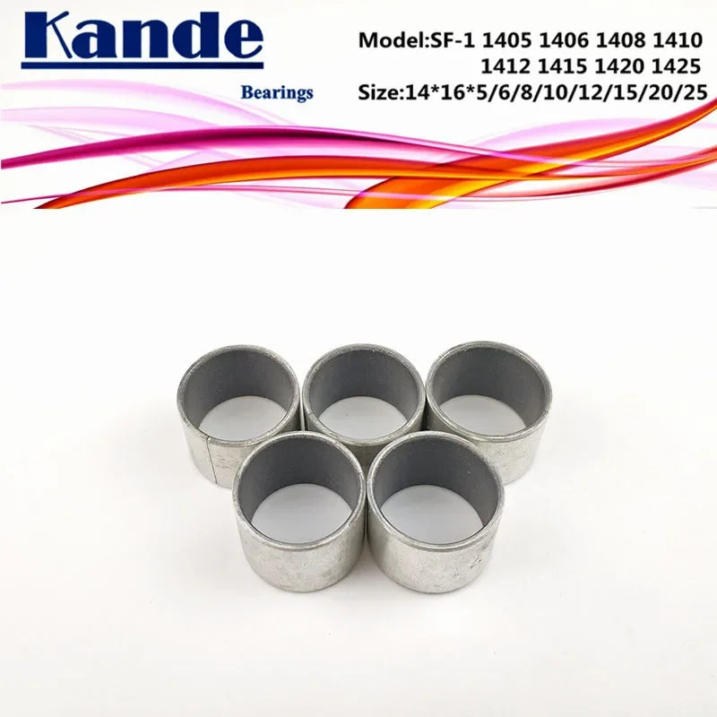 SF-1 Self-Lubricating Sleeve Bearing Bushing 14×16mm | Kande Sleeve Bearing Bushing Richie's SF-1 1415 14x16x15mm 20pcs