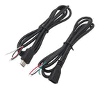 5Pcs Micro USB 2/4 Pin Male Female Connector DIY Charging Cable USB Connector Kit Richie's