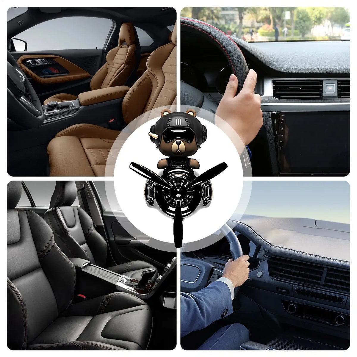 Rotating Car Air Freshener Vent Clip Aromatherapy Diffuser Car Air Freshener Richie's